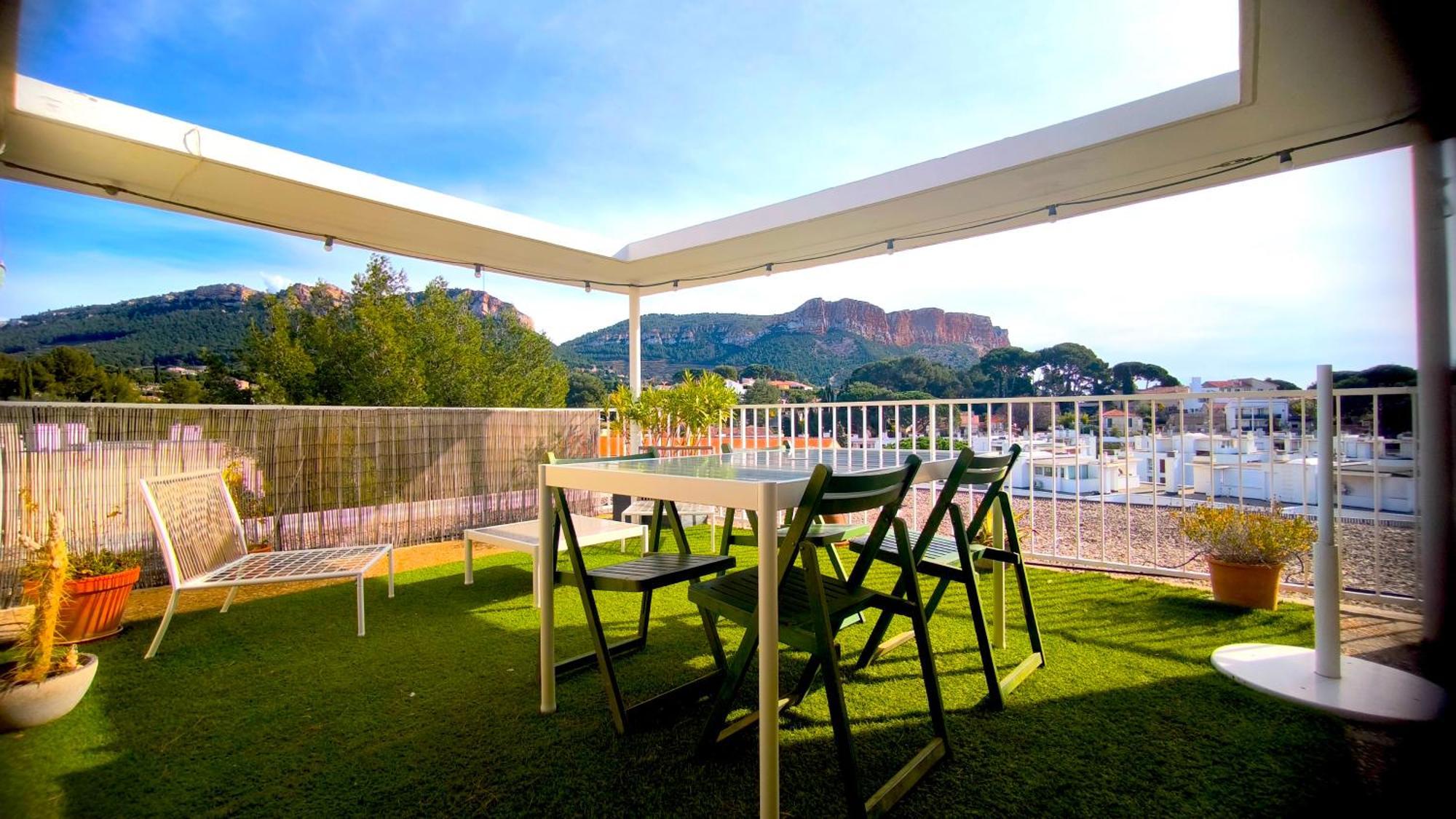Sunset Garden - Roof Top 45 M2 Vue Mer / Cap Canaille Cassis Eksteriør billede